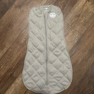 Quilted Gray Kids Sleeping Bag